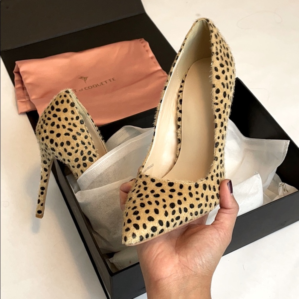 (New) Cult of coquette cheetah pumps